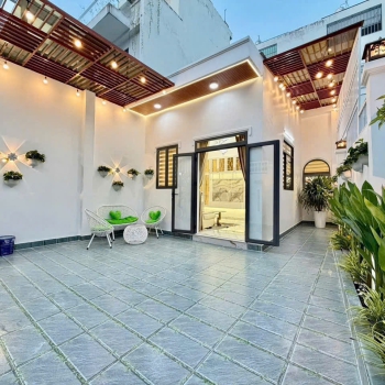 Bán Nhà trệt sân Vườn Sổ Hồng Riêng KDC Anh Tuấn N8