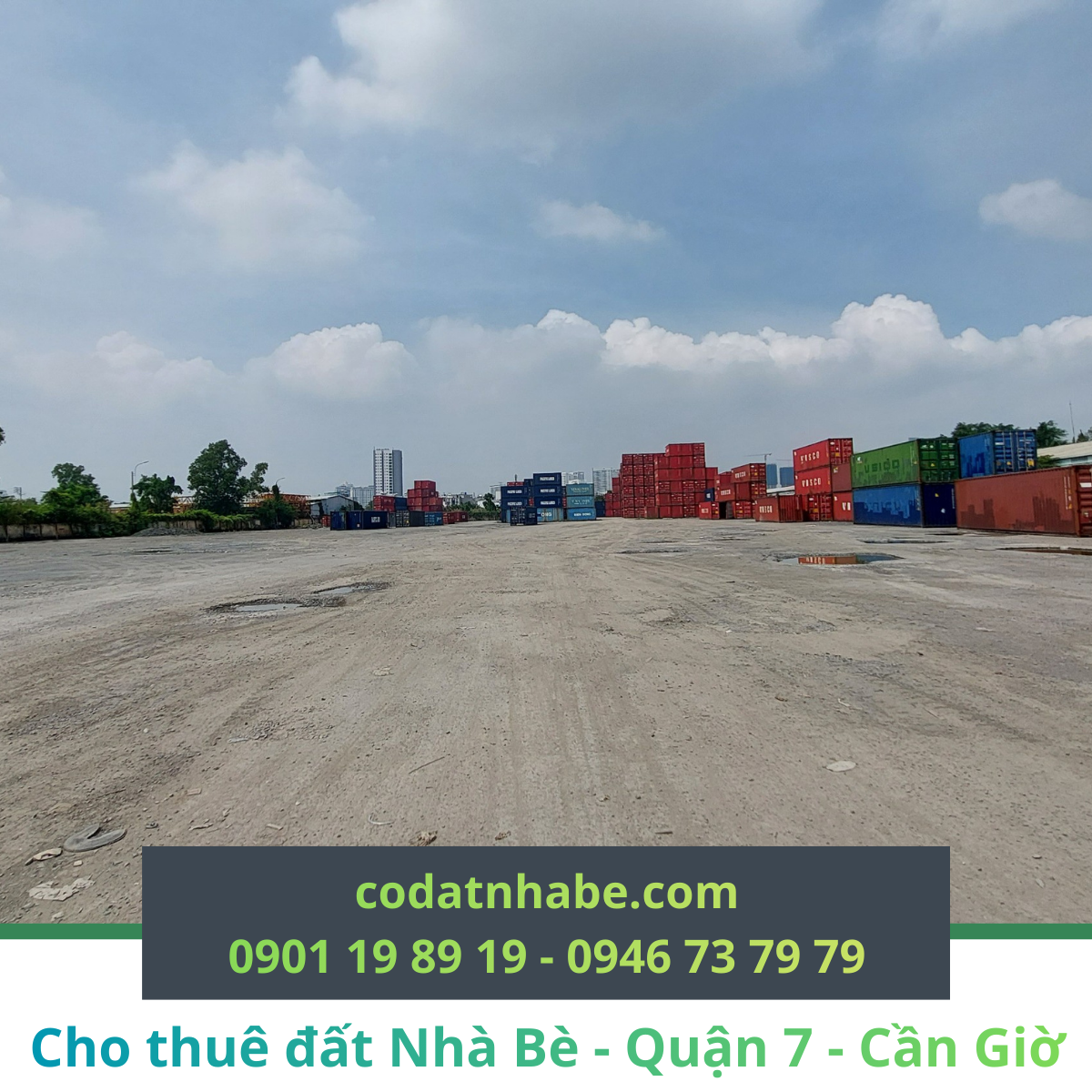 cho thuê đất nhà bè