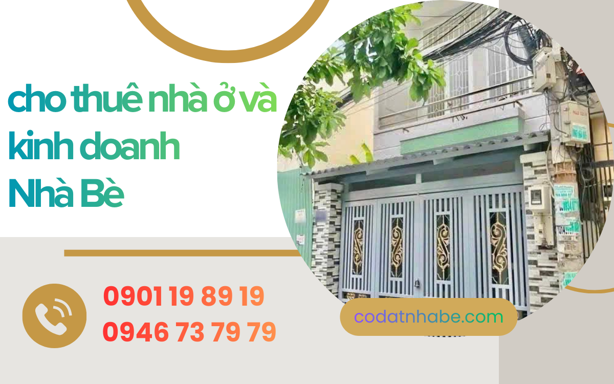 CHO THUÊ NHÀ NHÀ BÈ