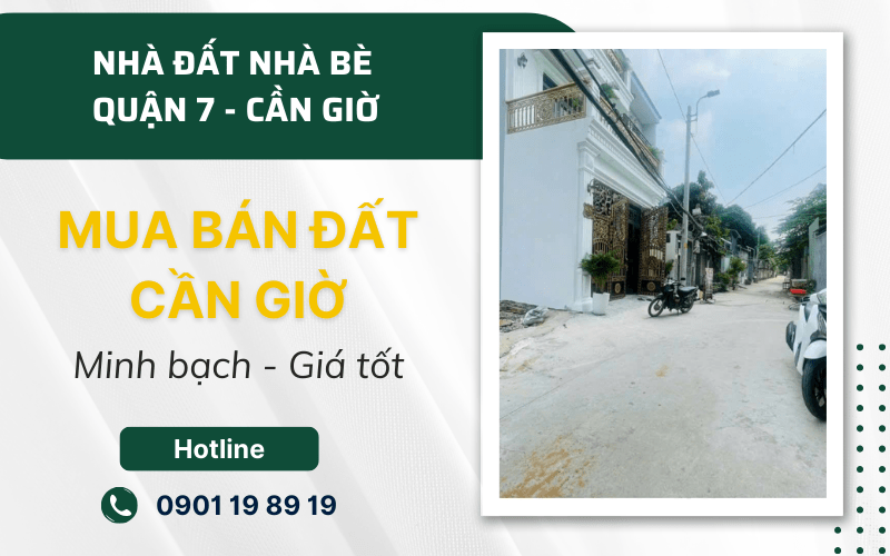 mua bán đất Cần Giờ