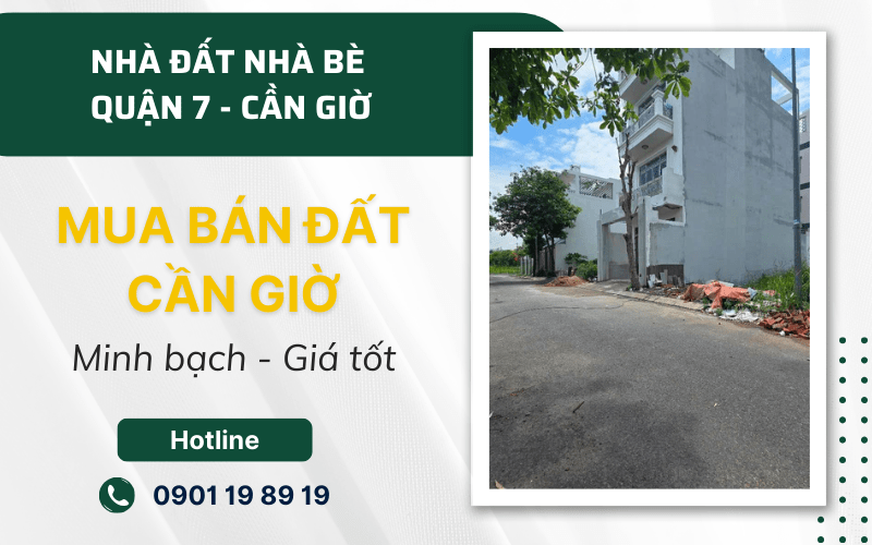 mua bán đất Cần Giờ