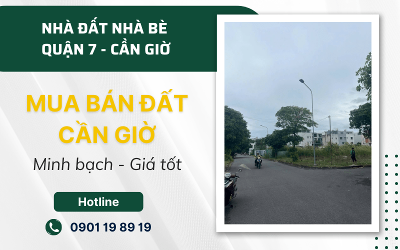 mua bán đất Cần Giờ